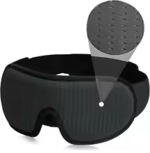 Ground State 3D Sleep Mask - 100% light blocking contoured sleep mask for men